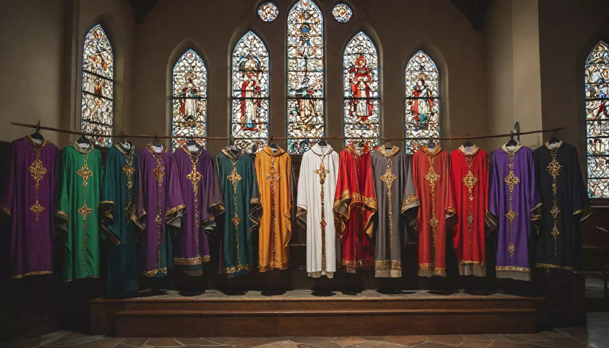 Znaczenie kolorów w szatach liturgicznych i ich symbolika